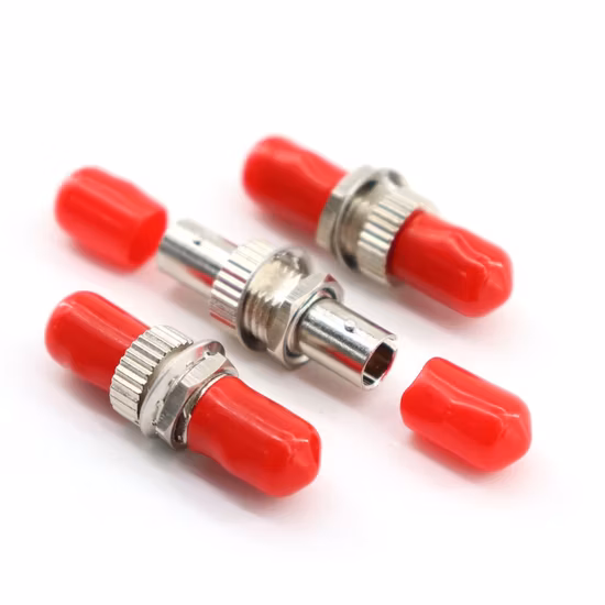 Adaptador de fibra óptica de núcleo único ST/PC