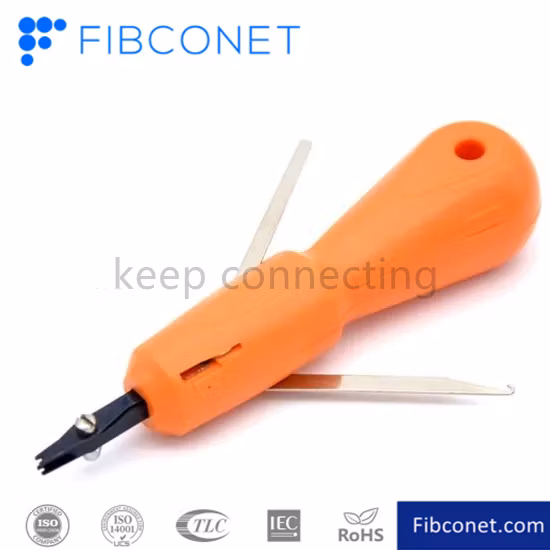 Herramienta manual de fibra óptica Fibconet, herramienta perforadora de impacto de red