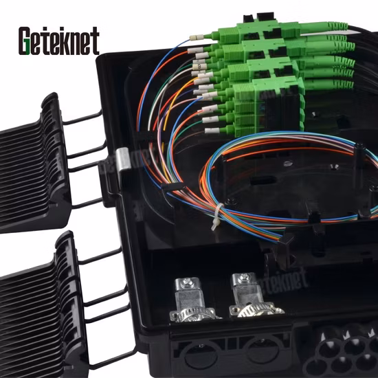 Fdb FTTH Caja de terminación de fibra óptica de 16 núcleos 16c Caja de conexión del divisor de empalme del terminal de acceso óptico interior al aire libre Caja de distribución FTTH