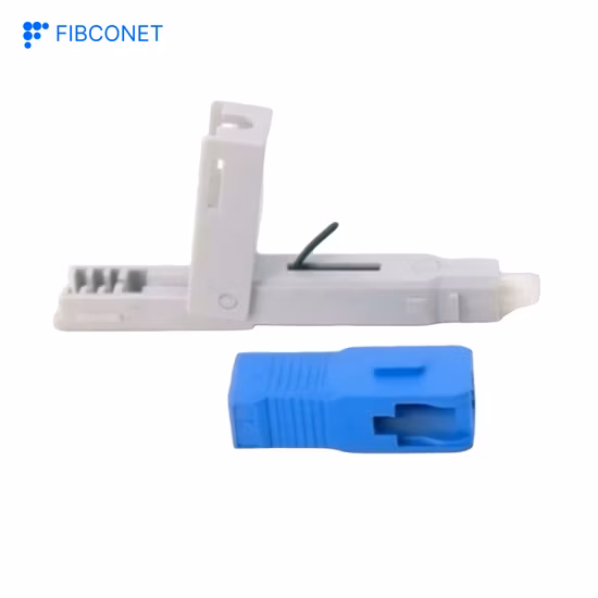 Conjunto de campo de fibra óptica Sc/APC Conector FTTH Conector rápido