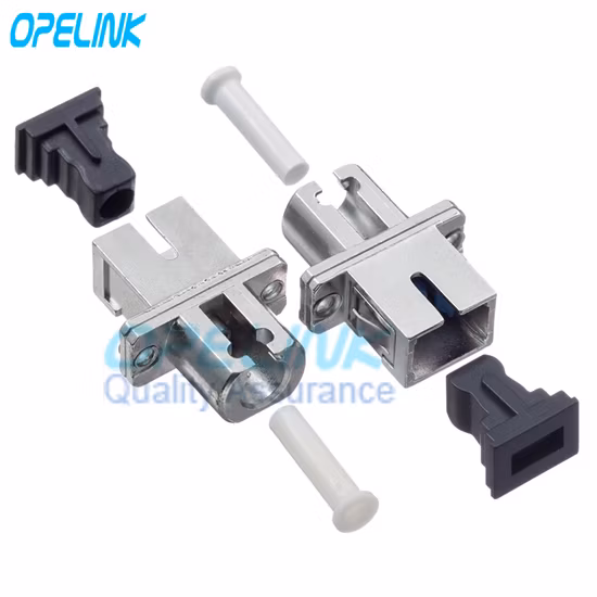 Adaptador de fibra óptica Sc, LC, FC Dúplex, Simplex, Cuádruple, Sm/mm